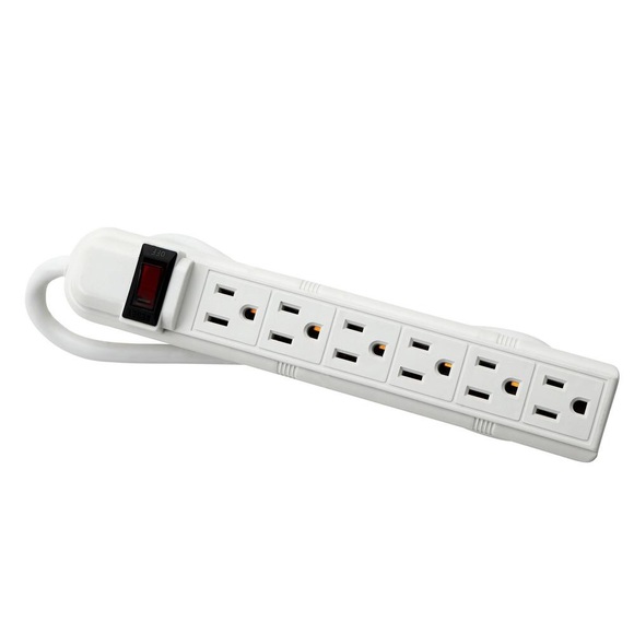 6-Outlet Power Strip with 5 ft. Cord (Gift with Purchase) - Picture 1 of 9